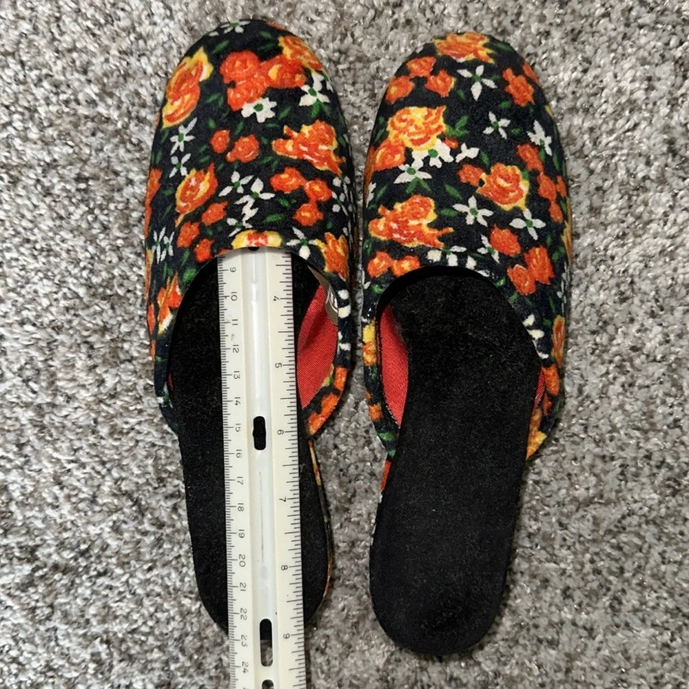 Slippers velour made in Poland size 36 European (23 cm long) - Picture 3 of 7